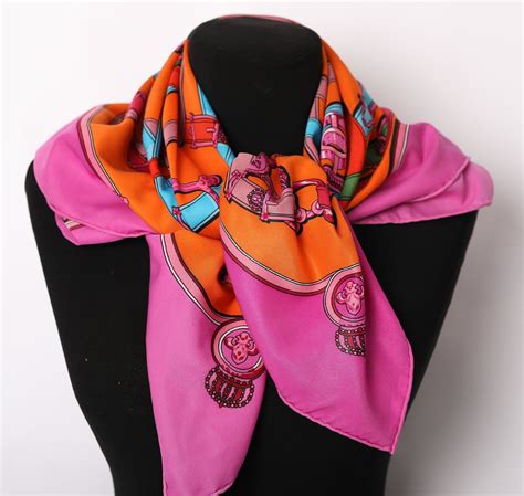 hermes silk scarf etsy|hermes silk scarf for women.